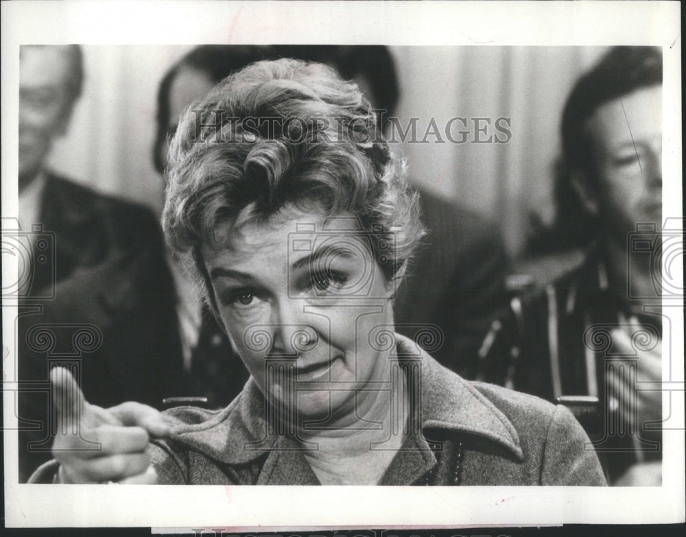 1974 Press Photo Owen Marshall Show Actress Nina Foch