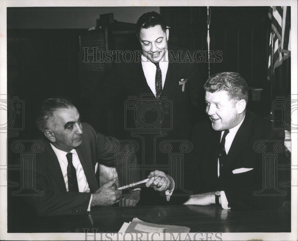 1963 Press Photo Detroit Catholic Men Council President