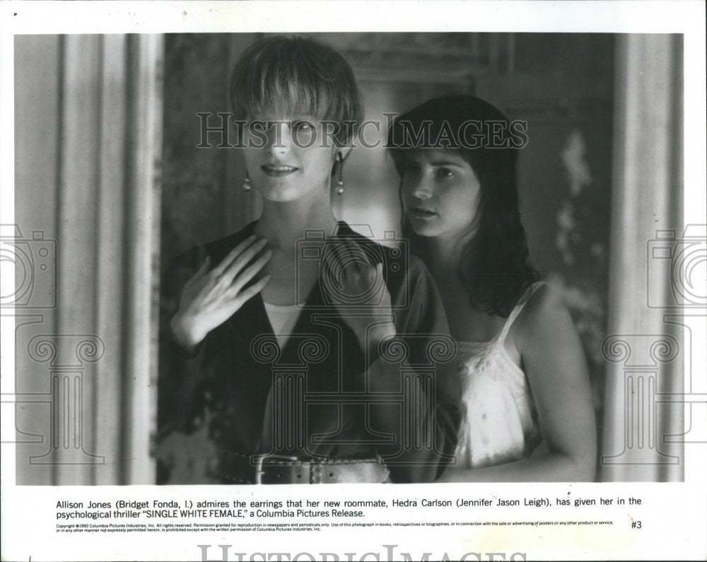 1992 Press Photo Bridget Fonda Jennifer Jason Leigh