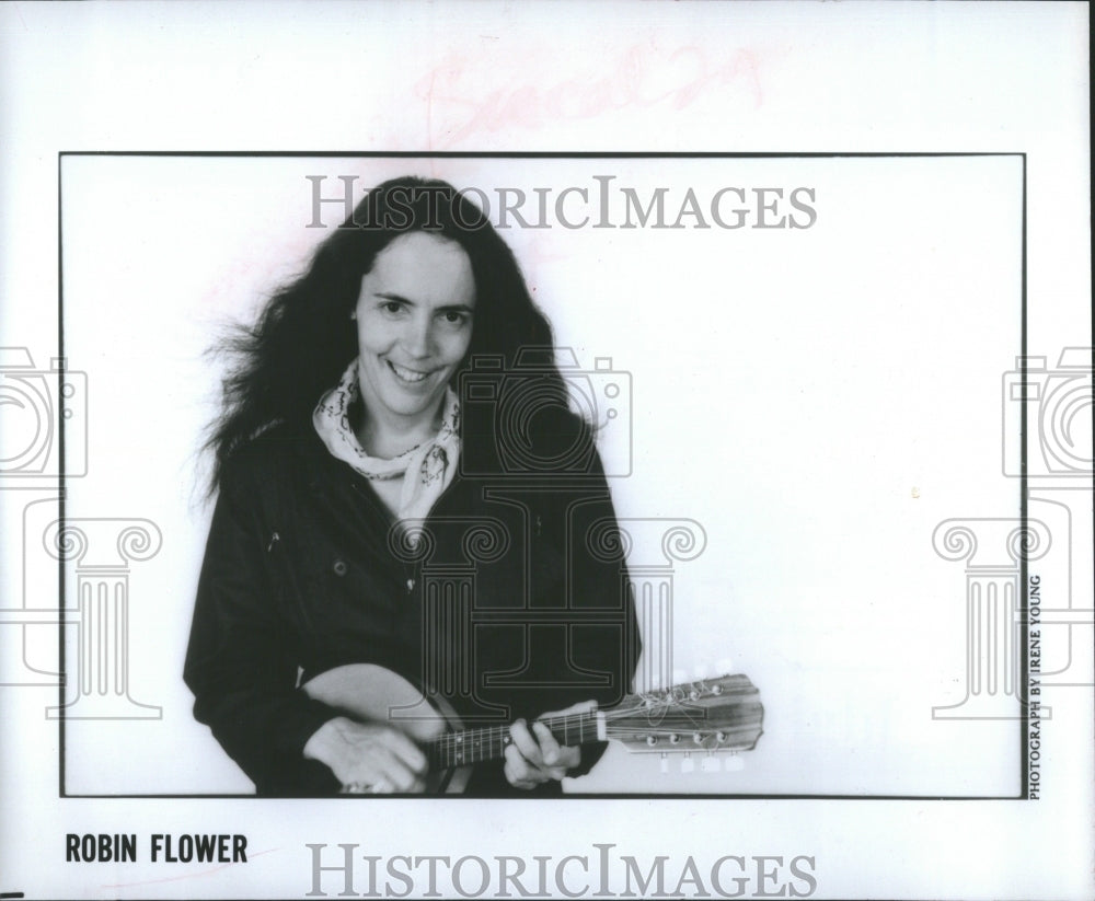 1983 Press Photo Detroit Singer Robin Flower