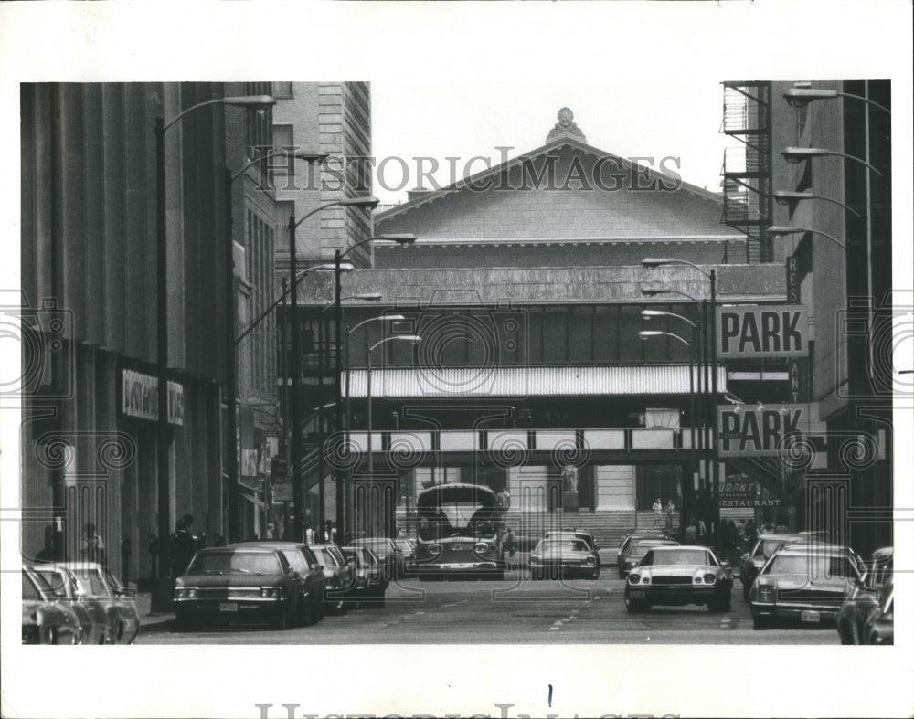 1978 Press Photo Chicago Streets Adams Wabash Resdesign