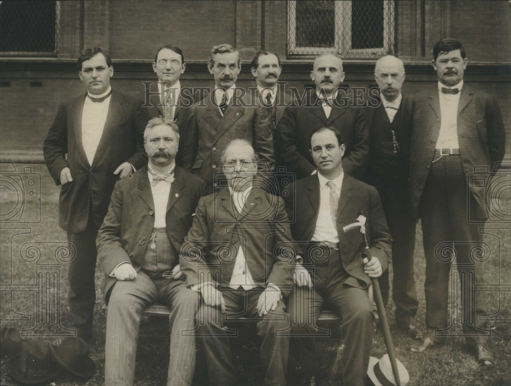 1917 Press Photo Executive Council of the Amer Fed Labo