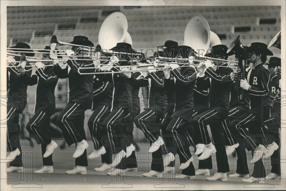 1980 Press Photo Sycamore High School Band Chicago