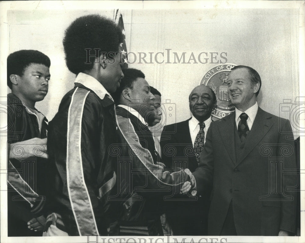 1977 Press Photo Michael A Bilandic