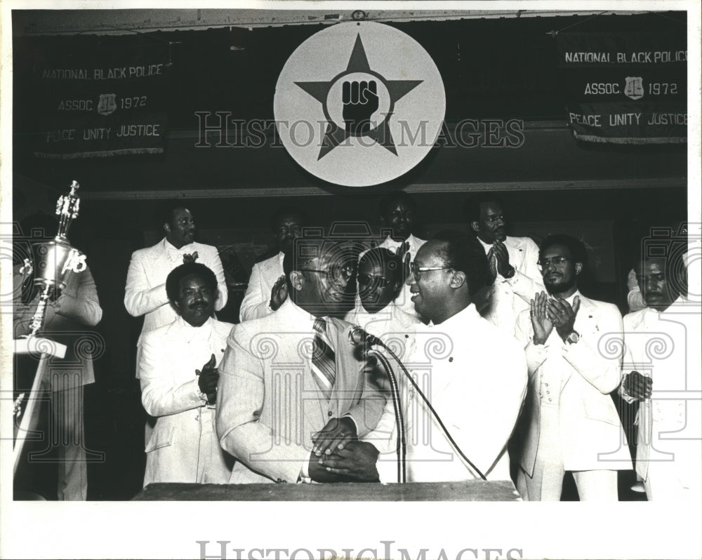 Press Photo Afro American Police League Fathers Dinner