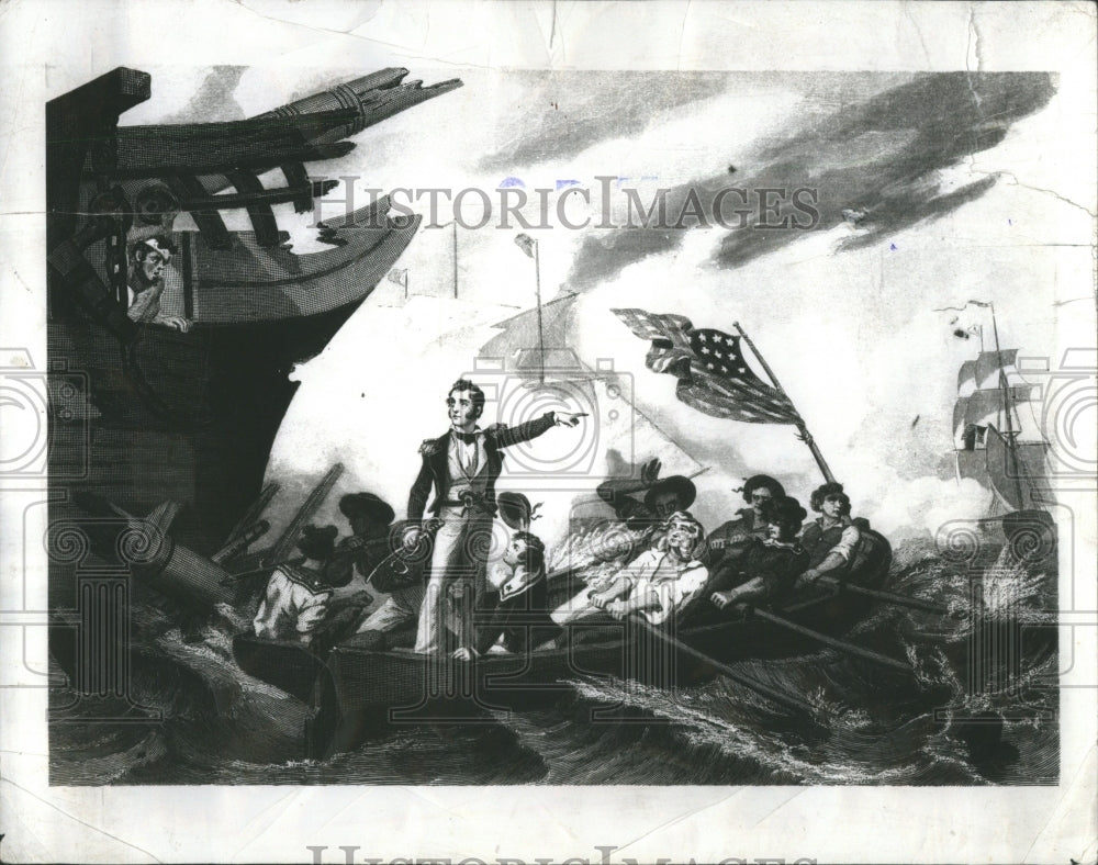 1941 Press Photo Battle of Lake Erie