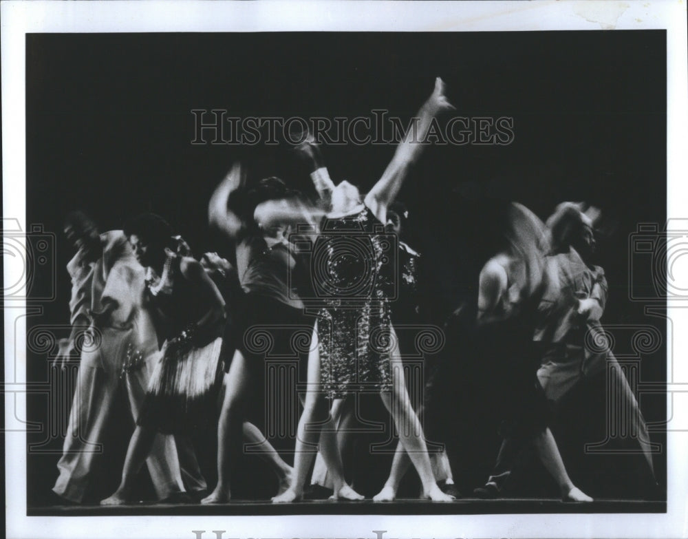 1986 Press Photo Joel Hall Dancers