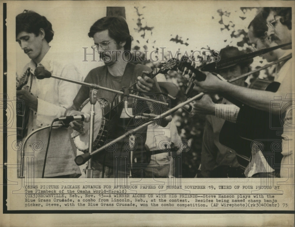 1973 Press Photo Steve Henson Blue Grass Lincein