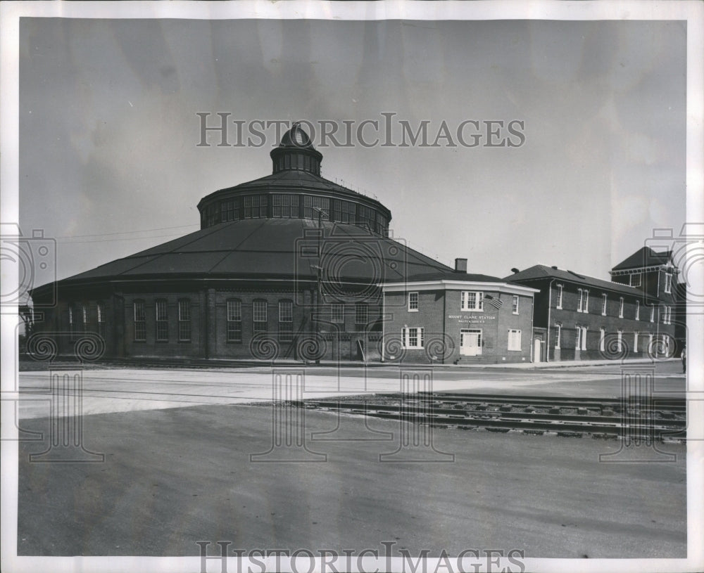 1953 Press Photo Historical Transportation Center Ohi