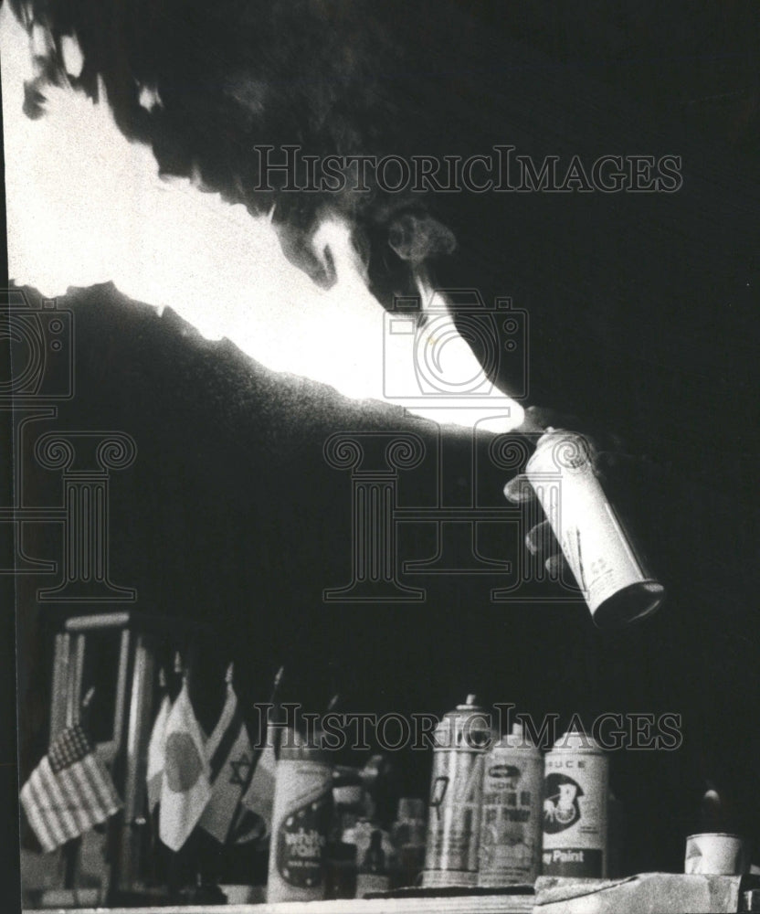 1927 Press Photo Hotel Fires Frightening Save Lives