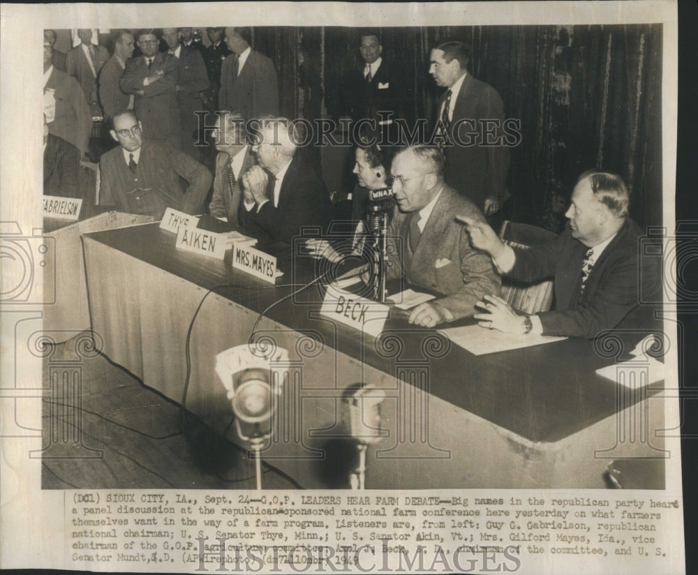 1949 Press Photo Republican party