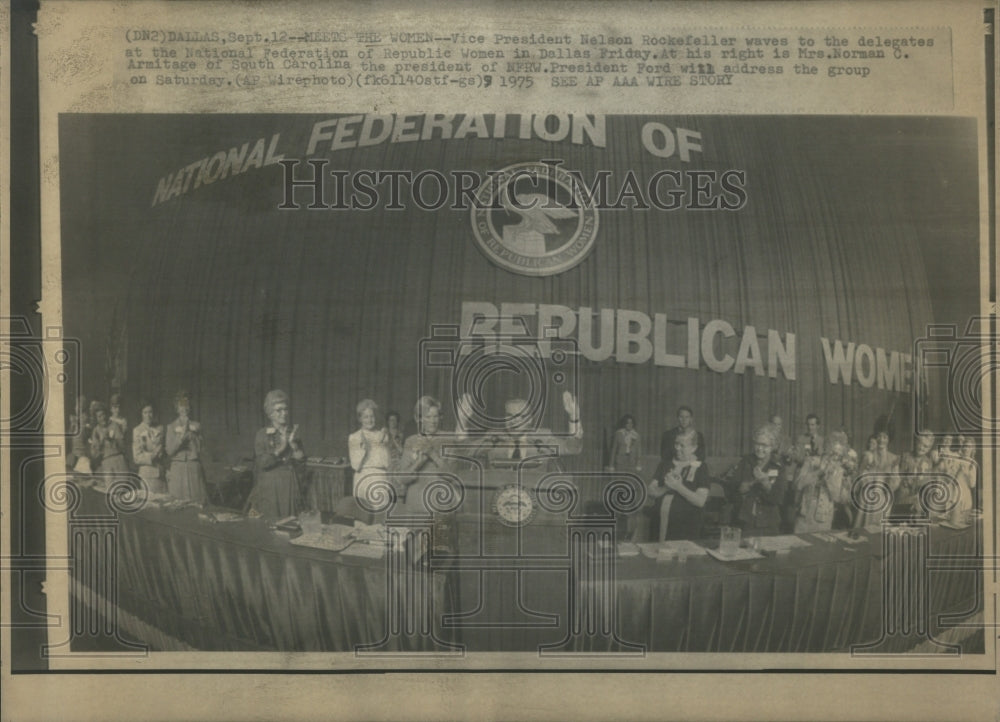 1975 Press Photo National Federation of Republican Womn