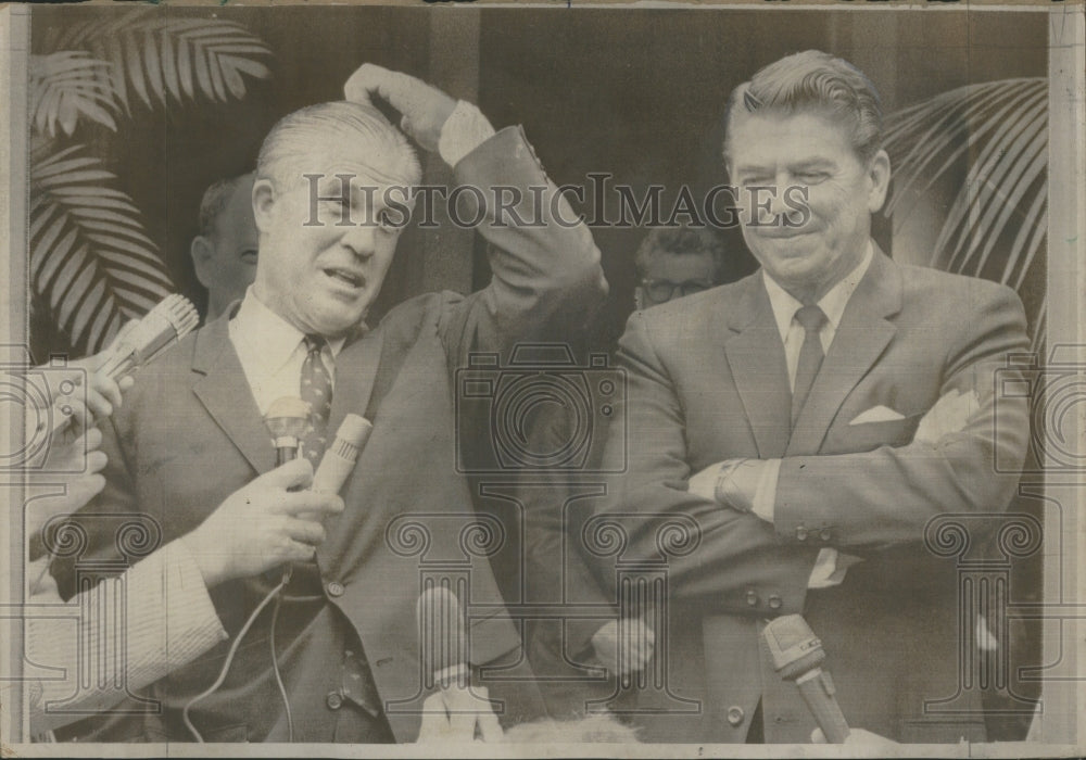 1967 Press Photo Ronald Reagan