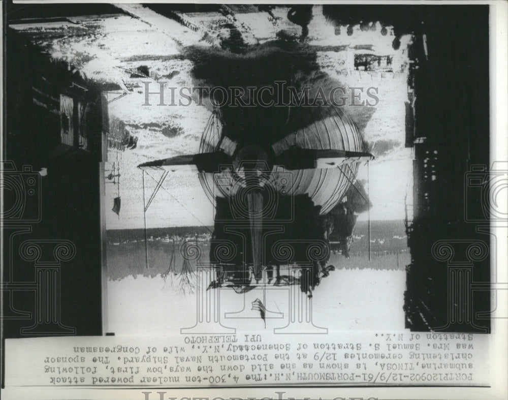 1961 Press Photo Submarine in the Navy