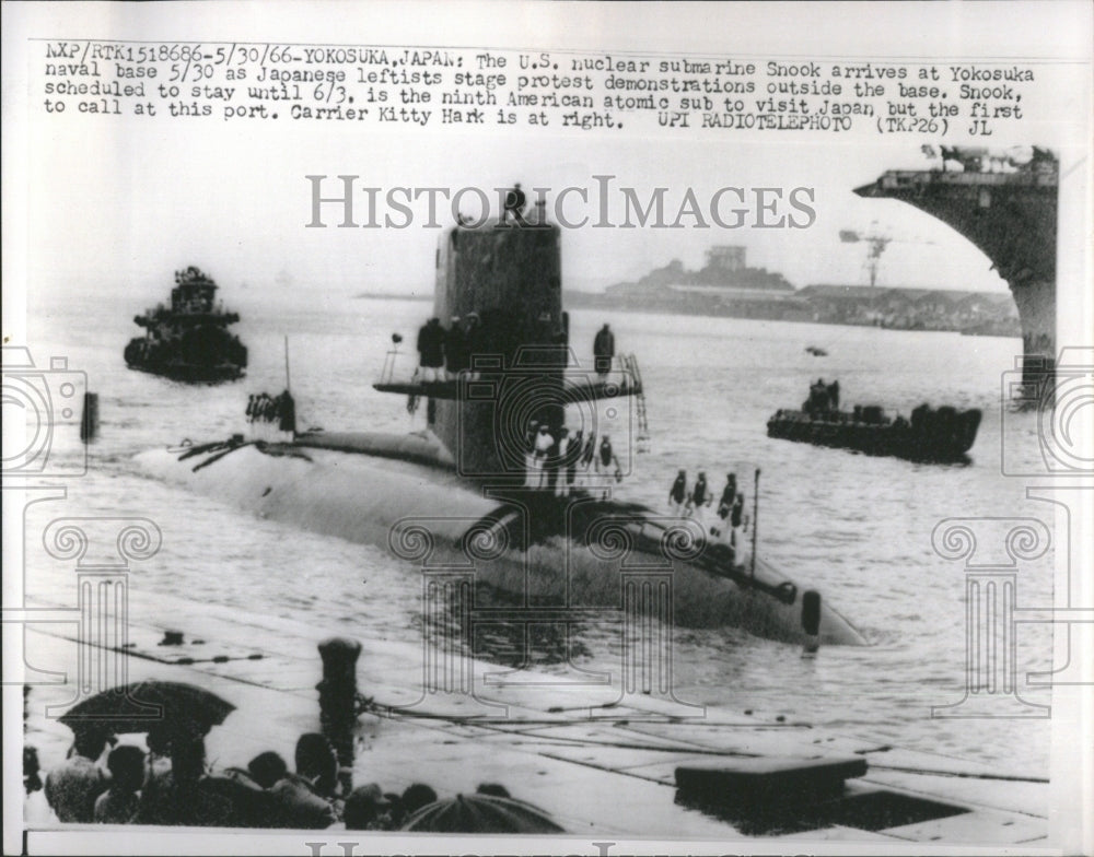 1966 USS Snook Press Photo