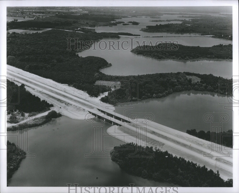 1955 Press Photo Typical Section Each Turnpike