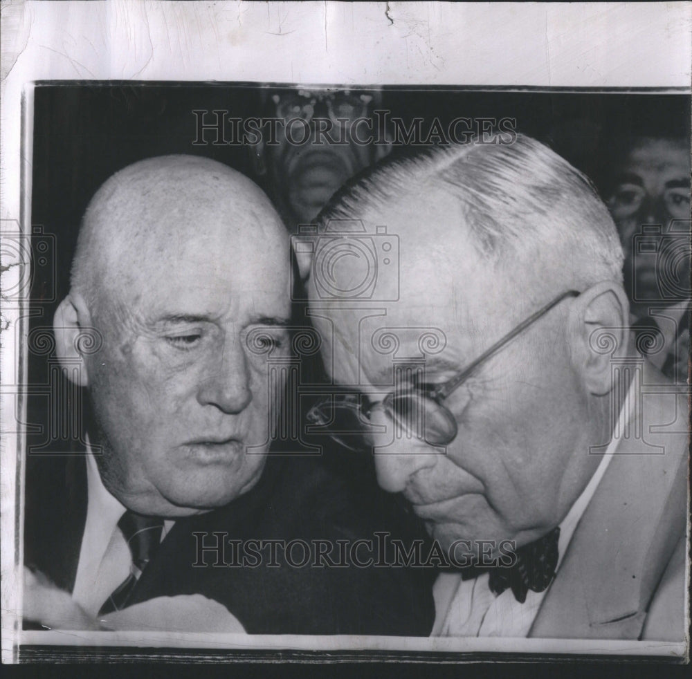 1956 Press Photo Harry S.Truman Sam Rayburn Chairman