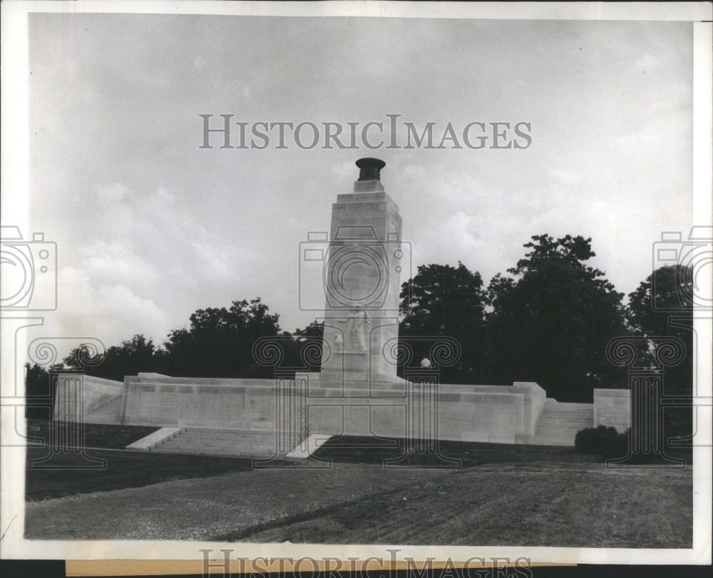 1938 Press Photo A Memorial Something Landmark Parks