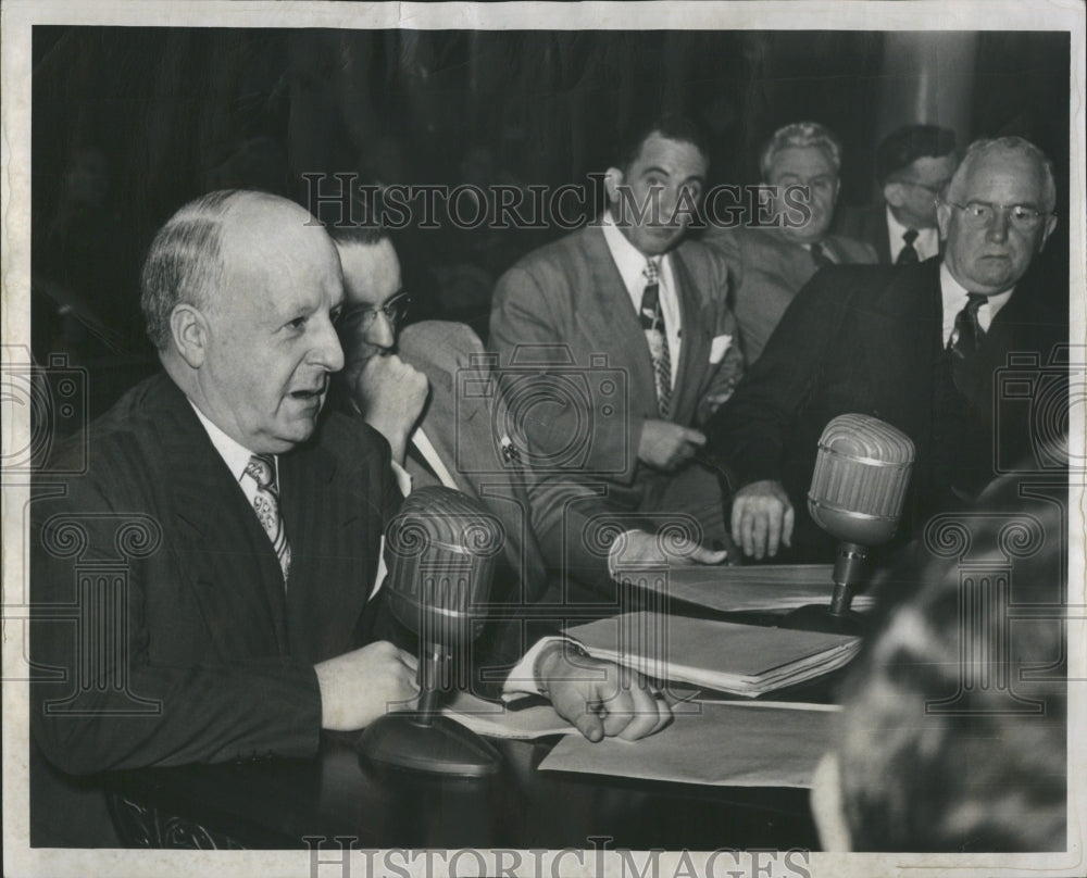 1949 Press Photo City Council, Harry Toy, Michigan: