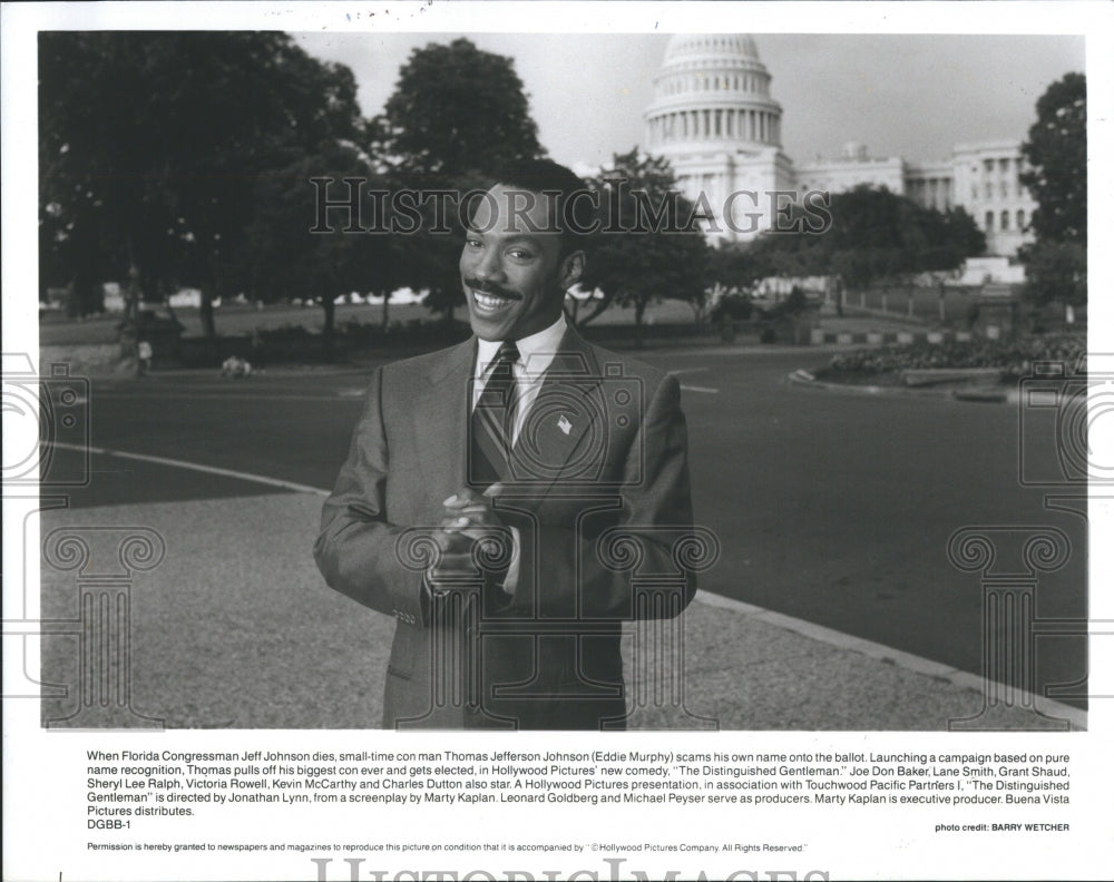 1992 Press Photo Eddie Murphy American Actor Comedian