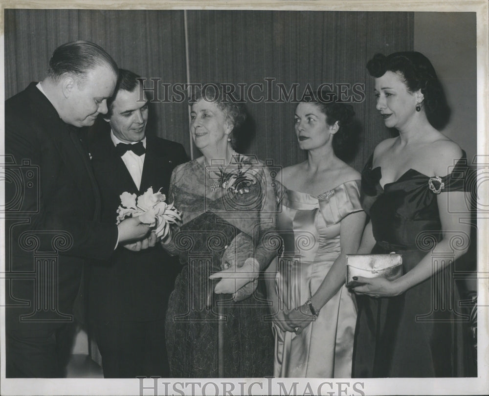 1949 Press Photo Roy Bash Rolland Fred T Murphy Roy bas