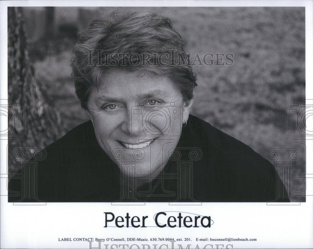 Press Photo Peter Cetera Smile Face Celebrity