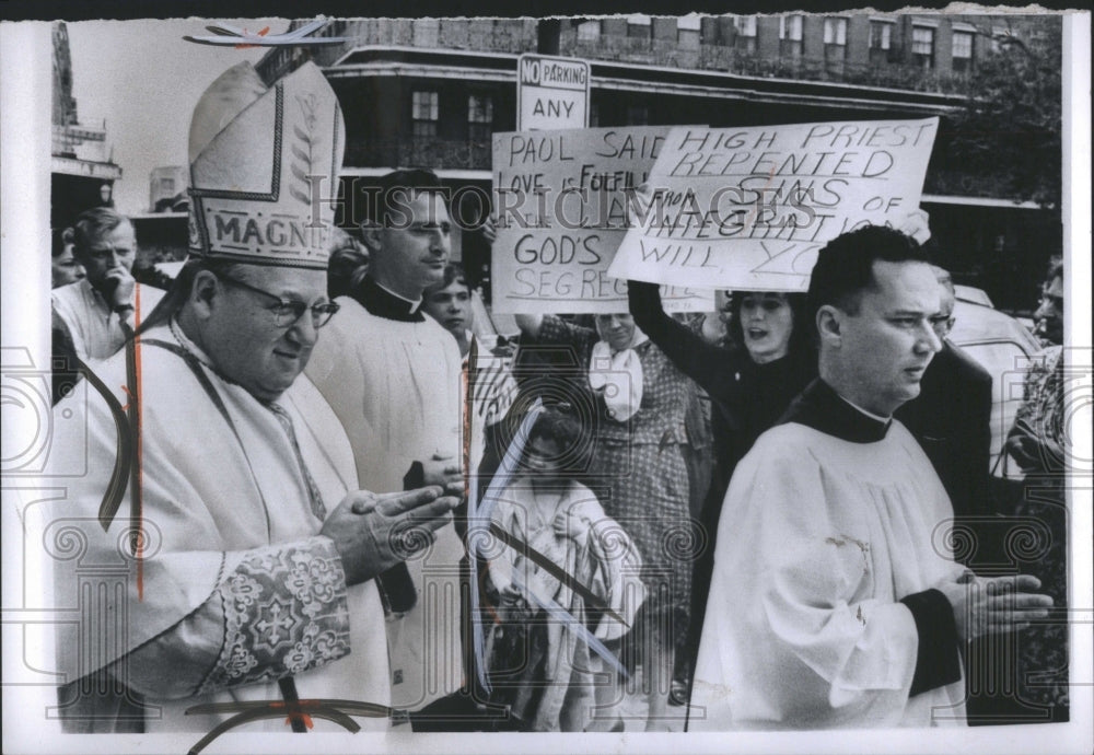 1965 Press Photo Archbishop John Patrick Cody NO LA