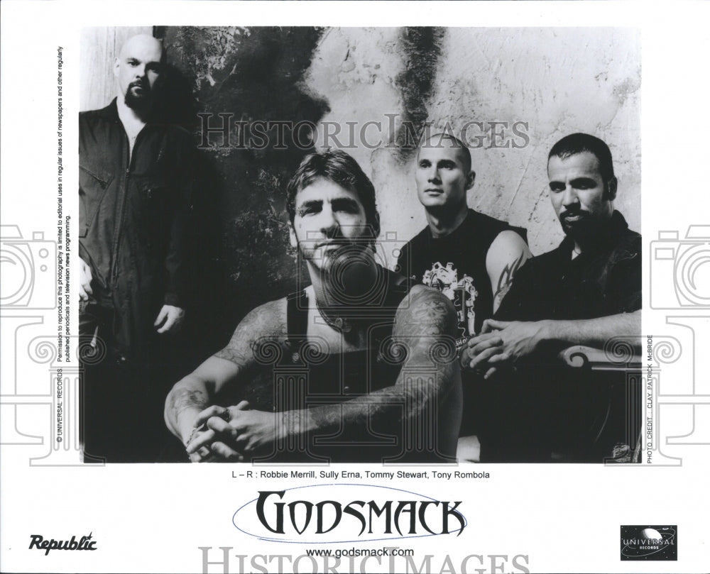 1990&#39;s Press Photo GODSMACK