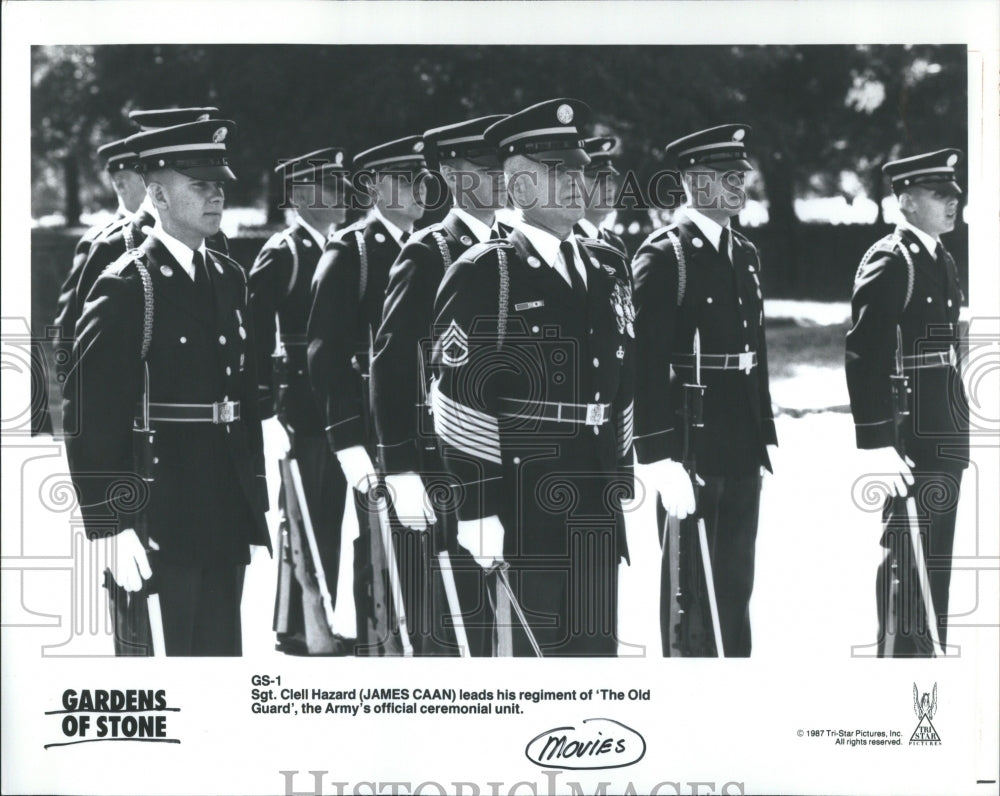 1987 Press Photo Gardens of Stone