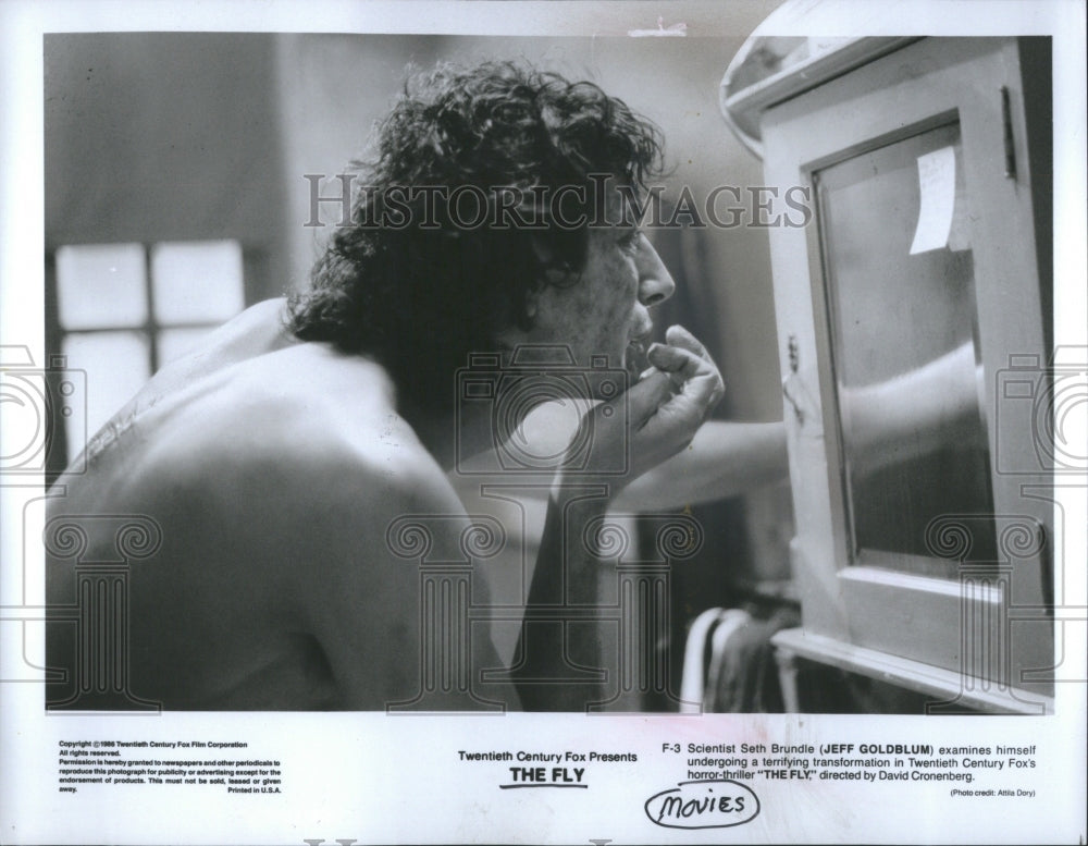 1980&#39;S Press Photo Movies &quot;The Fly&quot;