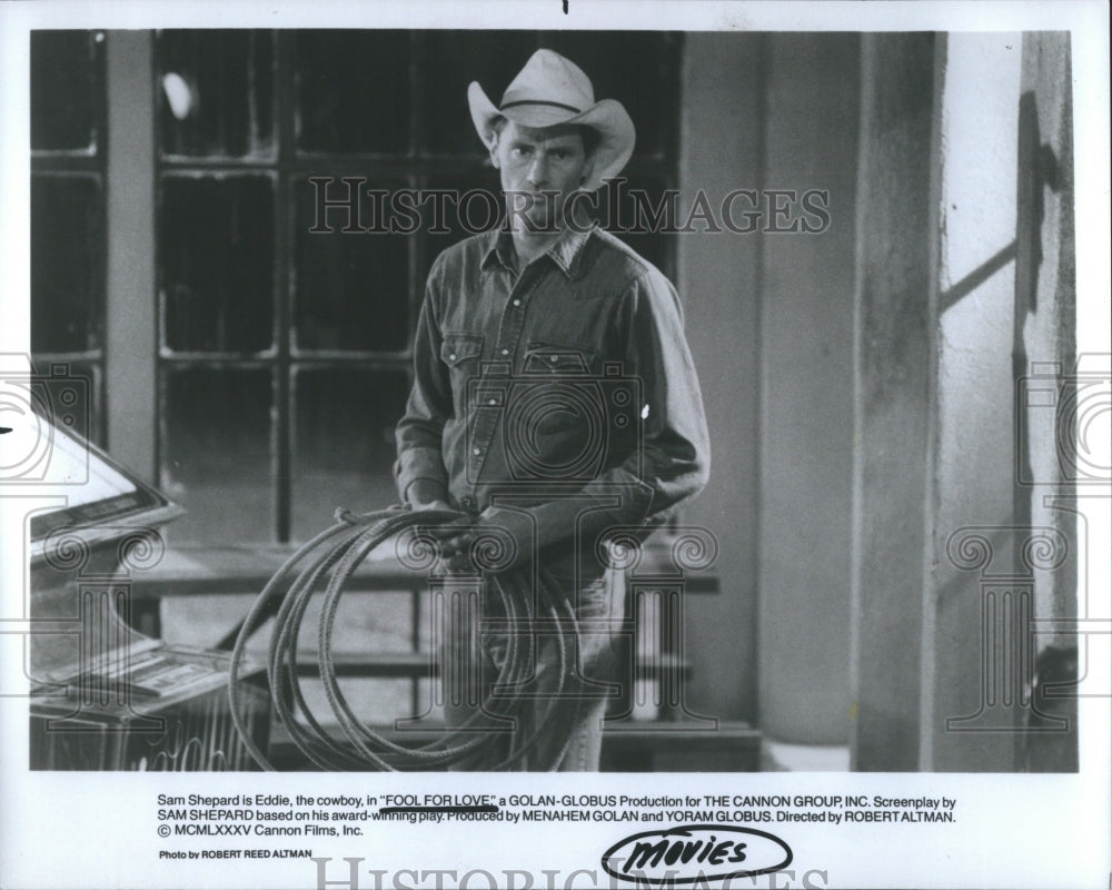 1985 Press Photo Movie: Fool for Love