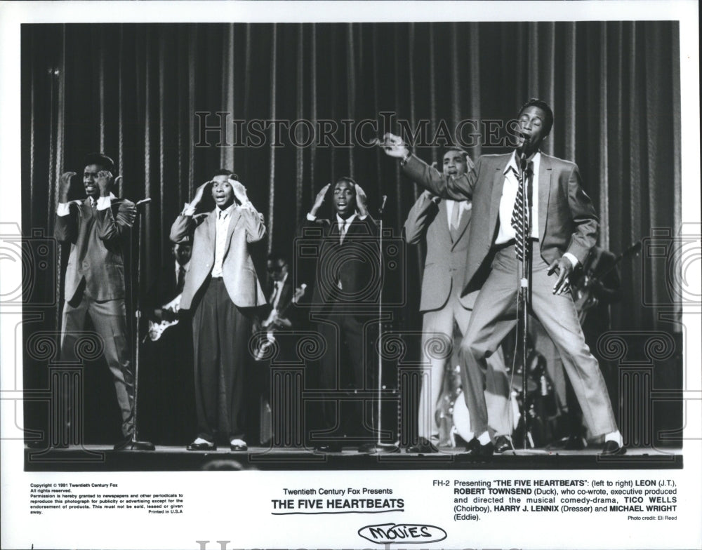 1991 Press Photo The Five Heartbeats