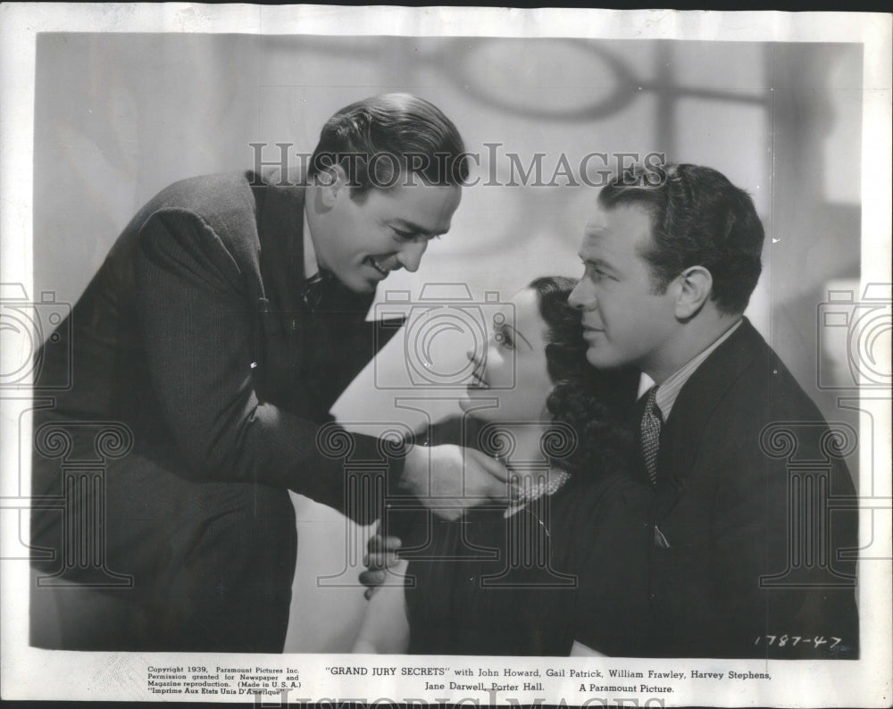 1939 Press Photo Poter Hall Gail Patrick Jane Darwell