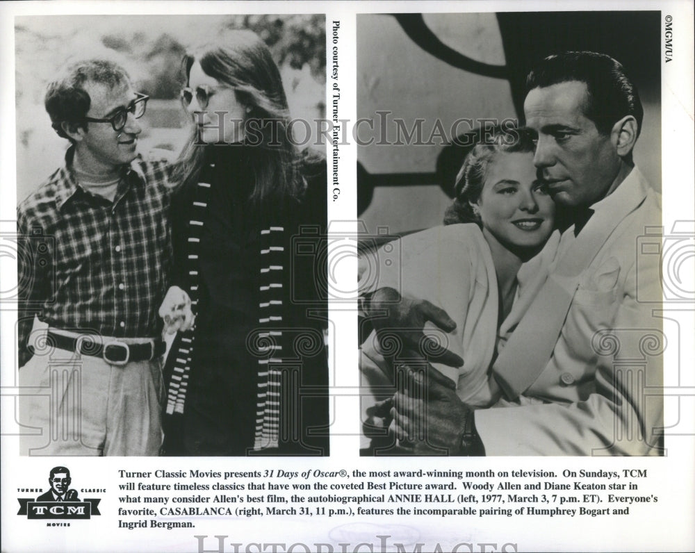 Press Photo 31Days Oscar Annie Hall Casablanca Humphrey