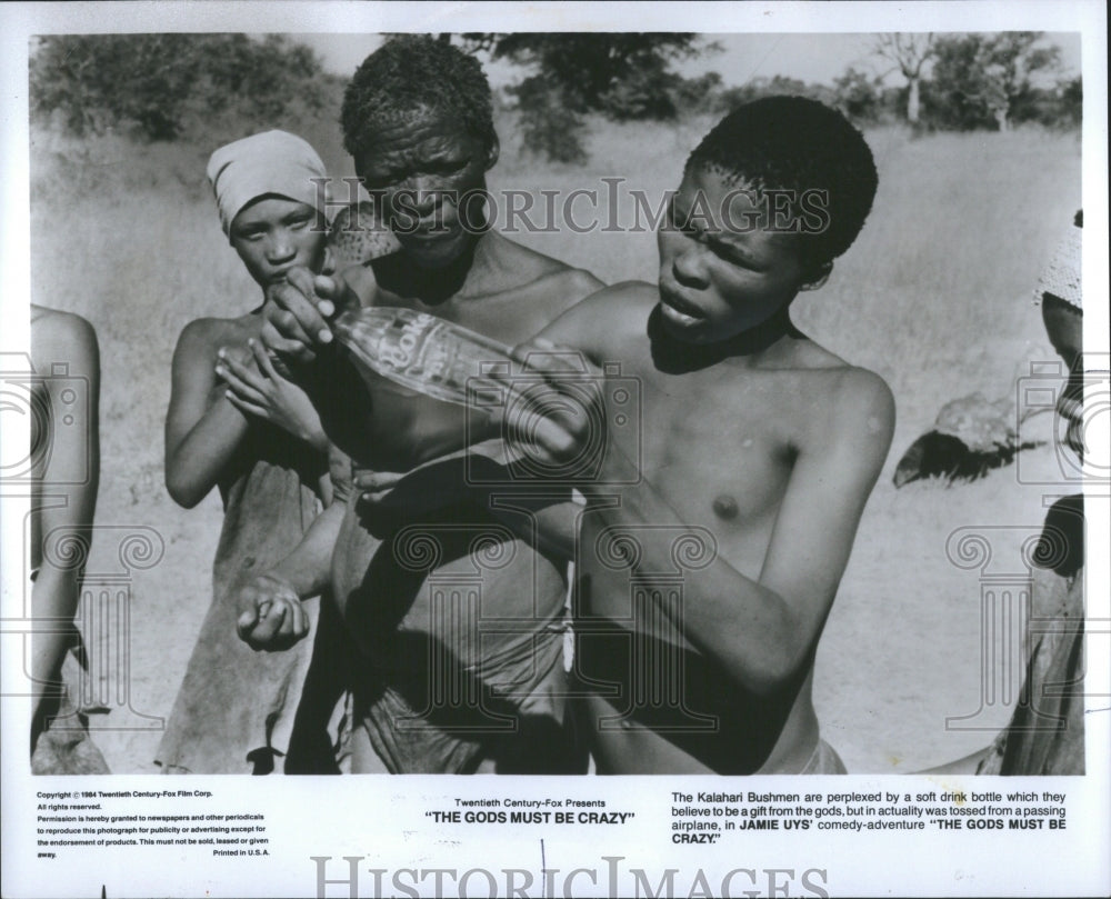 1980 Press Photo Scene from &quot;The gods Must be Crazy&quot;