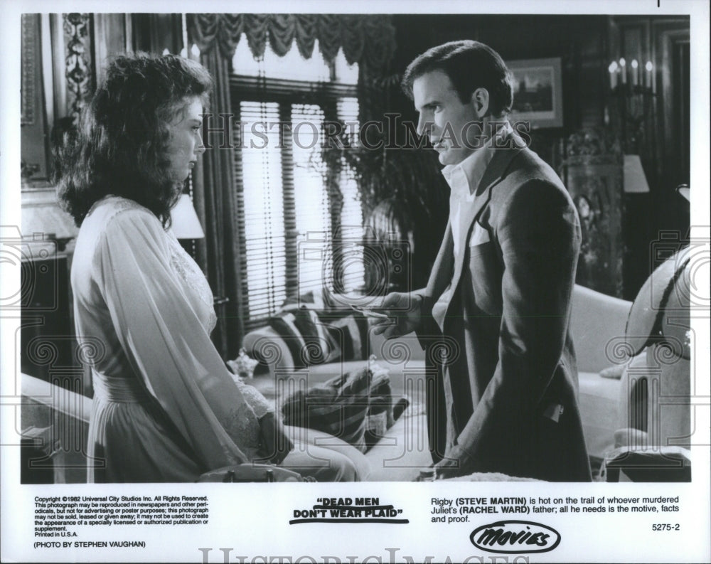 1982 Press Photo Scene from &quot;Dead Men Don&#39;t Wear Plaid&quot;