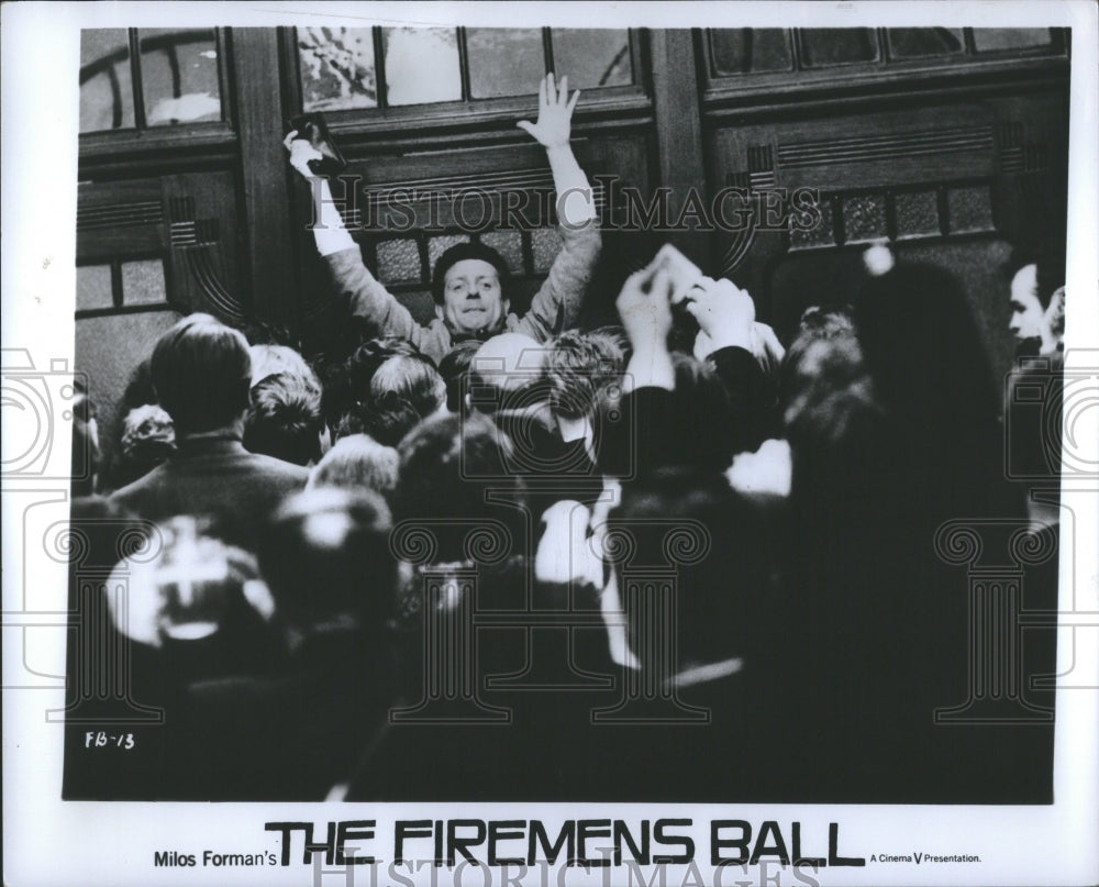 1969 Press Photo The Firemens Ball Milos Forman Ivan