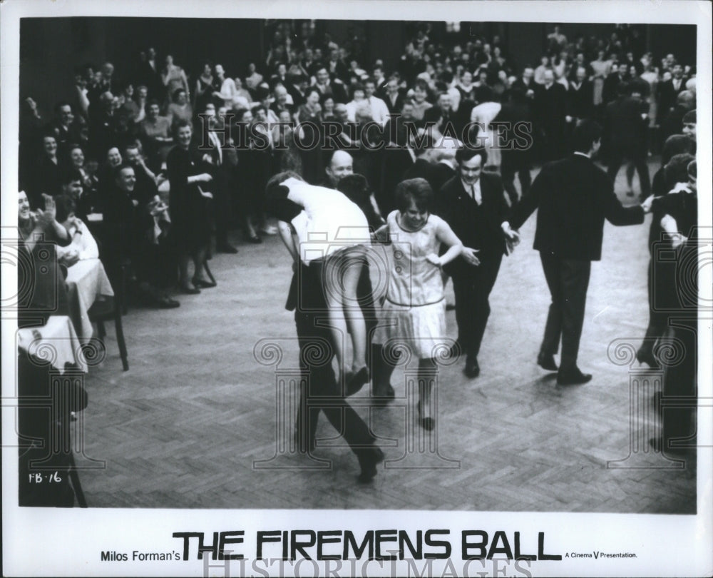 1969 Press Photo Firemans Ball Czechoslovakia New Wave