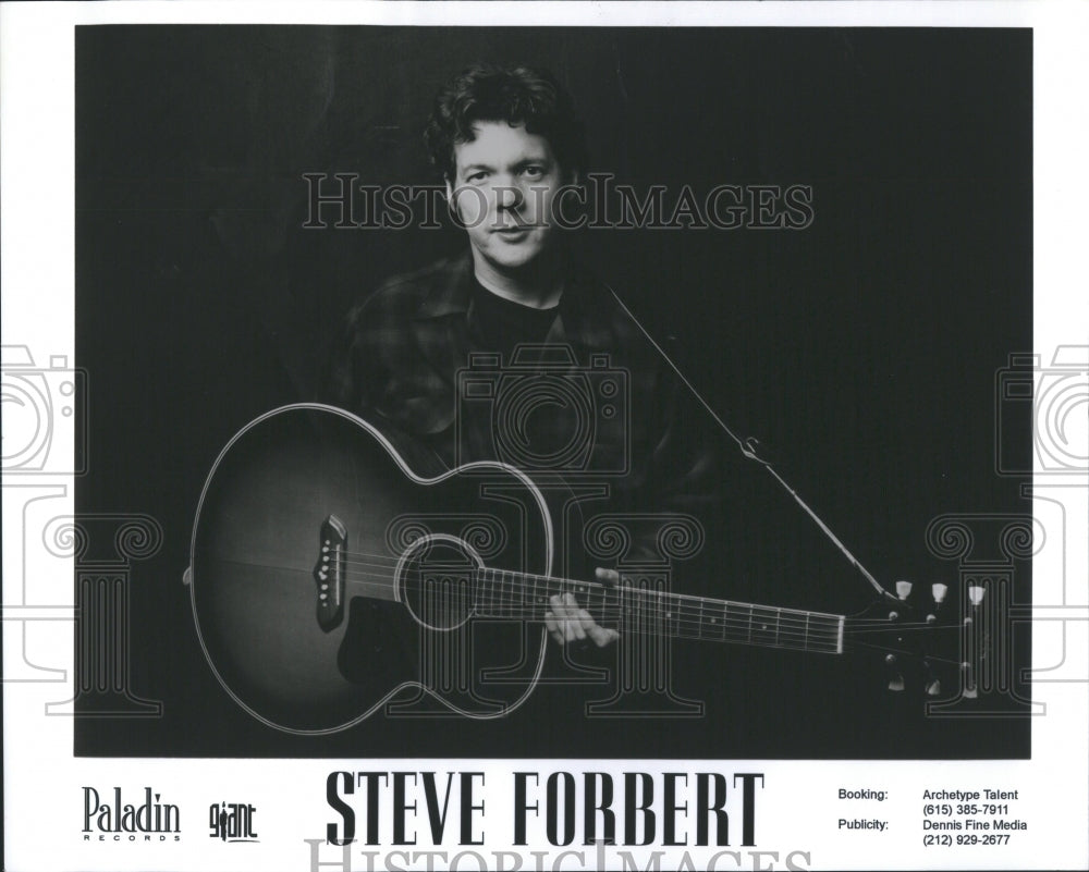 1995 Press Photo Steve Forbert Musician Singer Writer