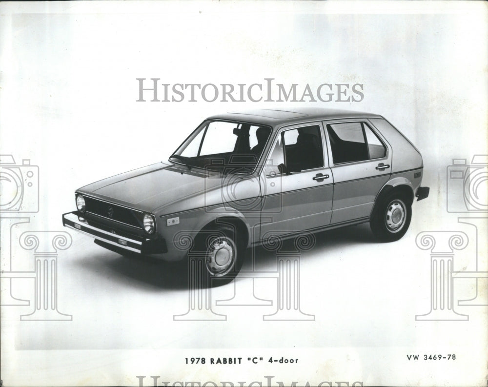 1978 Rabbit Spider 1977 1978 Rabbit C 4Door Car Volkswagen - Historic Images