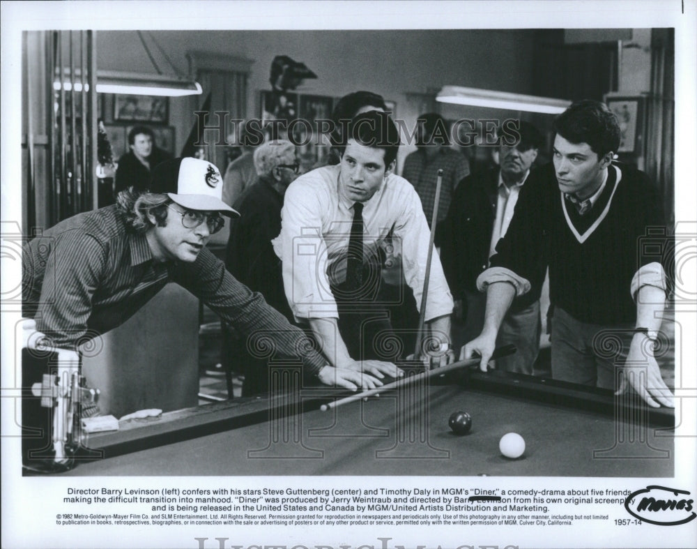 Press Photo Steve Guttenberg Timothy Daly Diner Barry