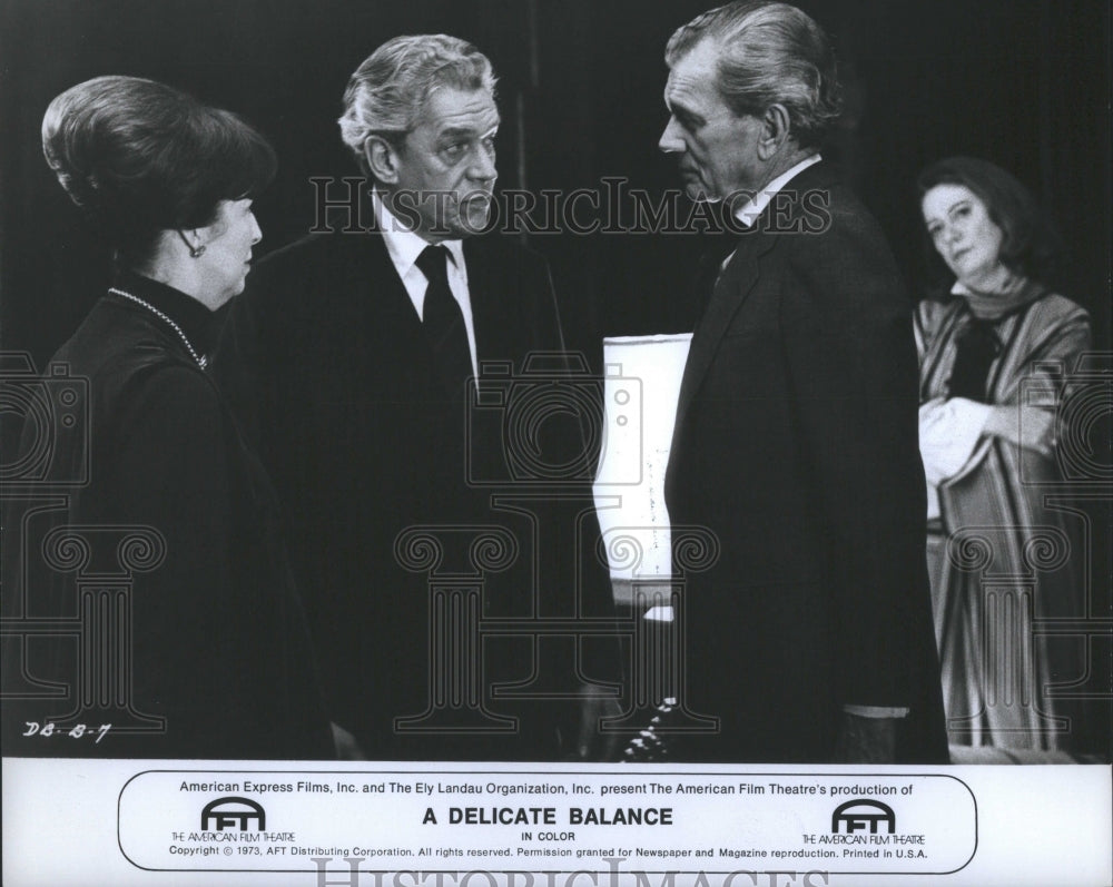 1973 Press Photo Delicate Balance Tony Richardson