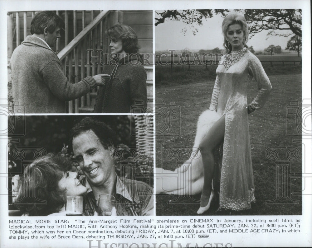 Press Photo Ann-Margret Olsson Anthony Hopkins Actress