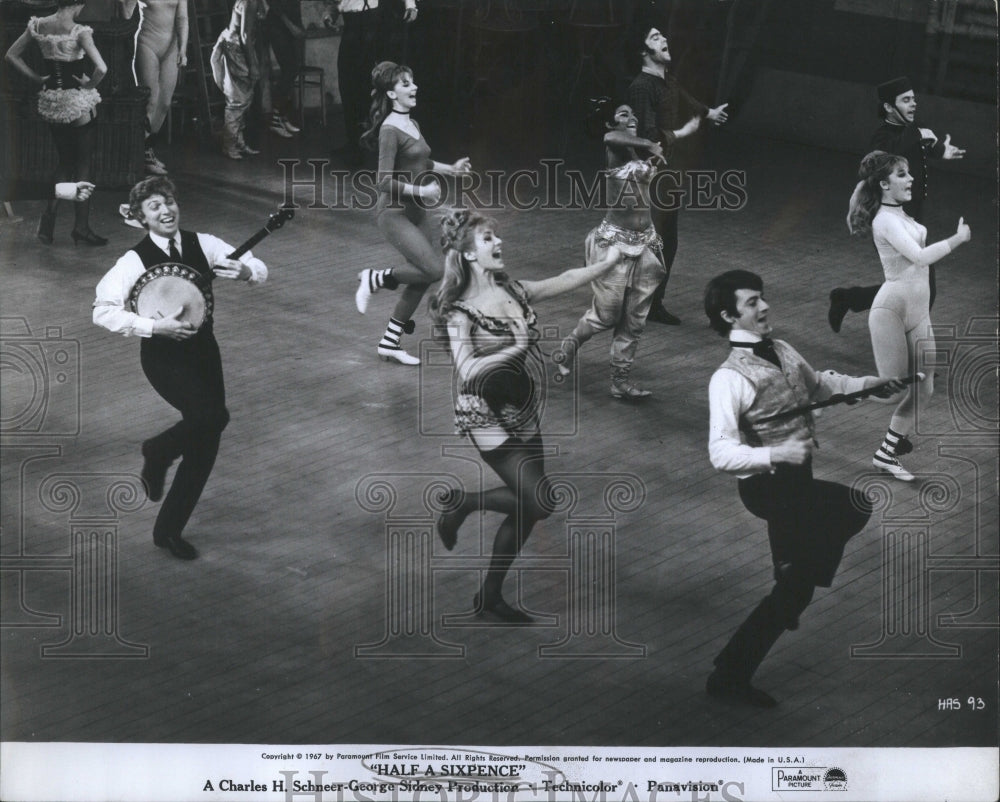 1968 Press Photo Half Sixpence Tommy Steele London