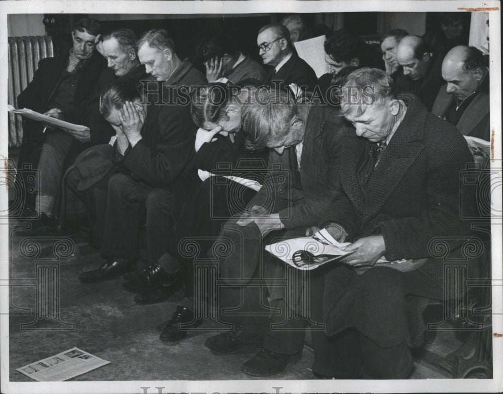 1940 Press Photo Churches Tayler Hall Floor Kimball