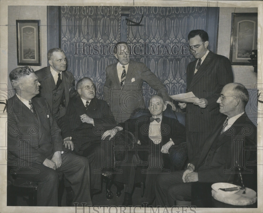 1948 Press Photo Councilman Lodge Home Edwards George