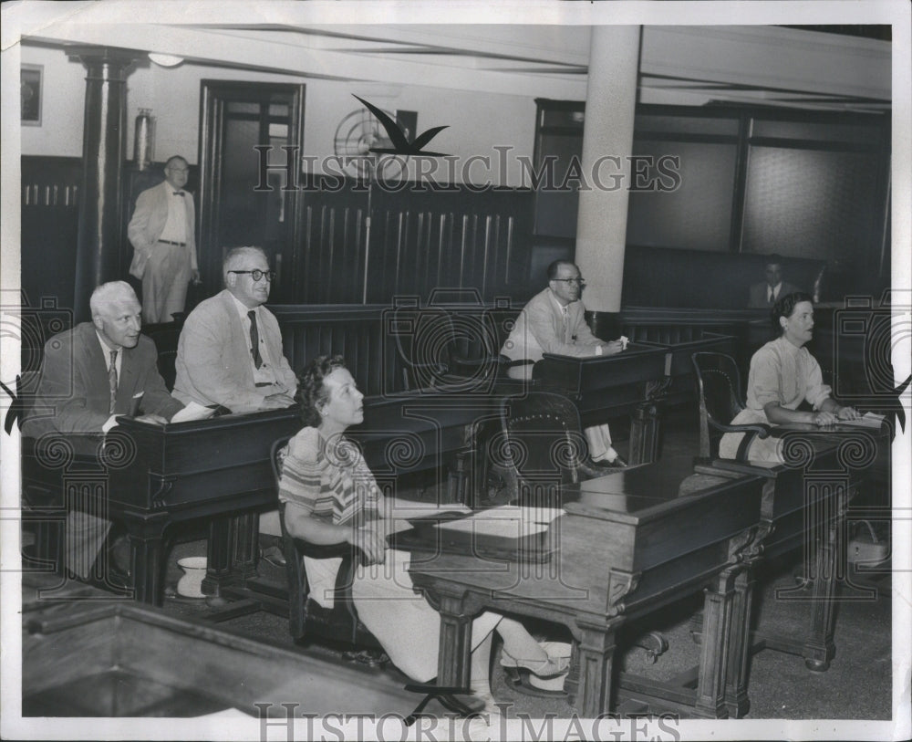 1955 Press Photo Old City Hall Edward Van William