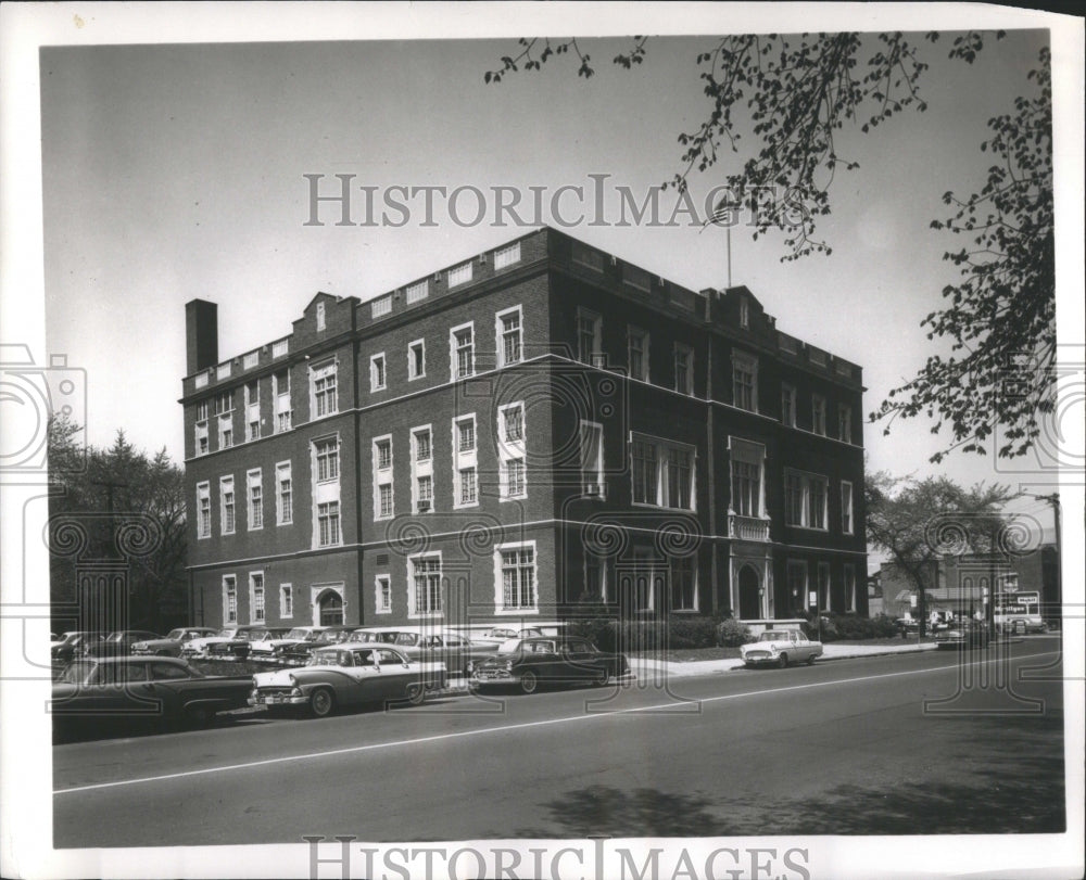 1959 Press Photo Catholic Charities Building Hamilton