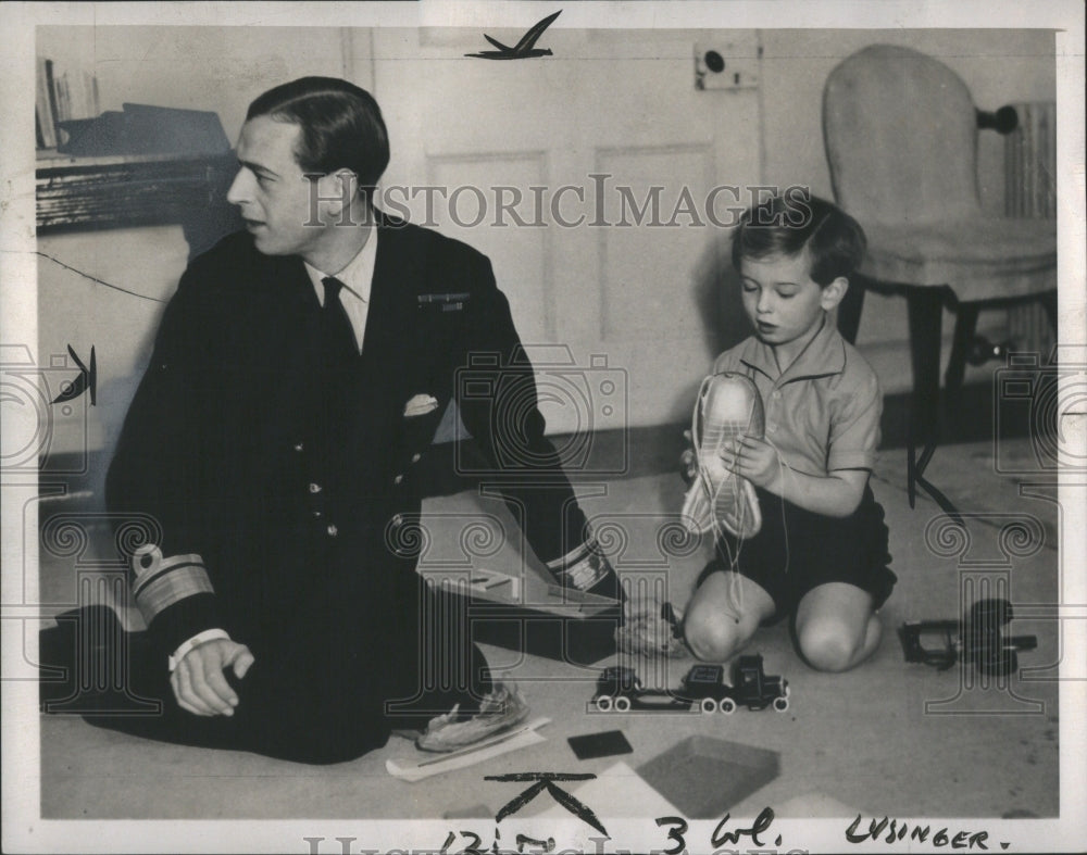 1940 Press Photo Duke Kert Prince Edward Children