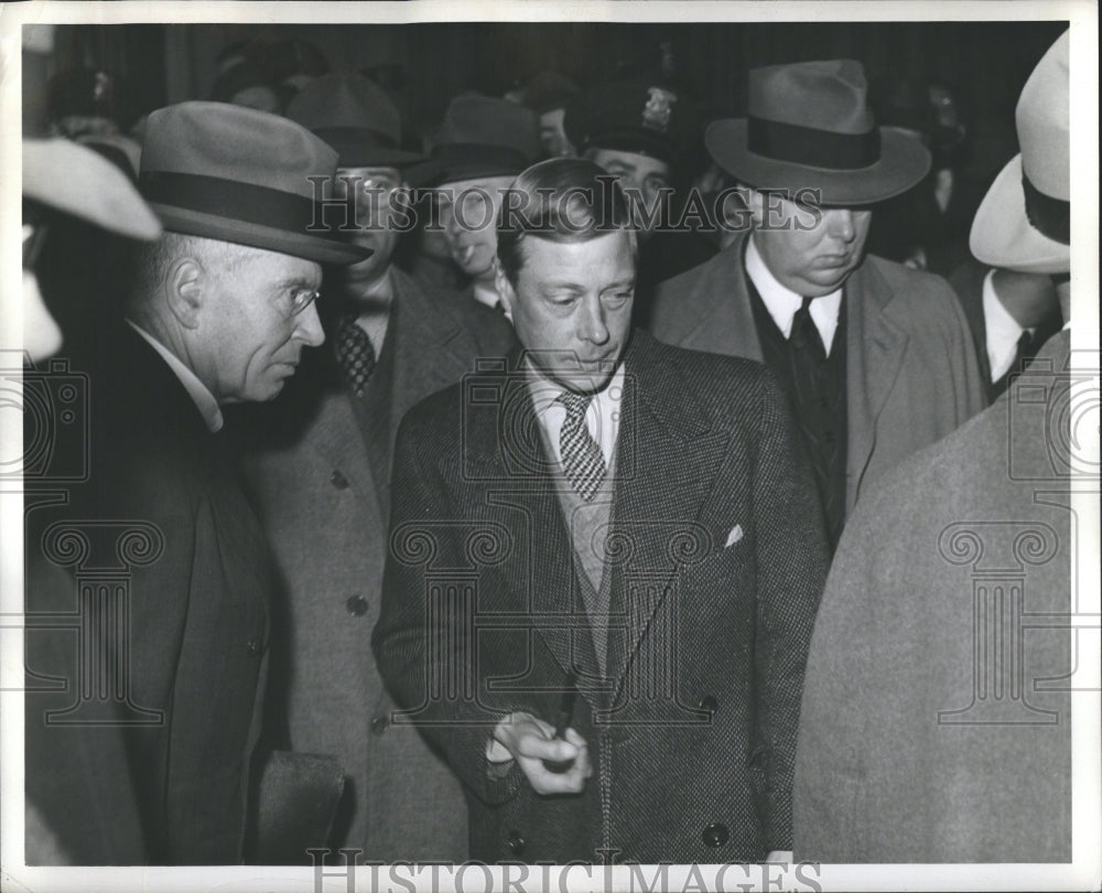 1941 Press Photo Duke Windsor Detroit People